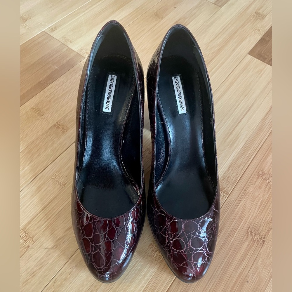 Like New! Armani platforms